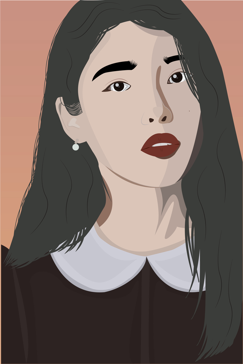 Vectorized image of IU